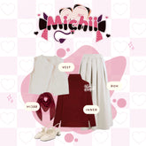 Michii Set Outfit Remaja Setelan Agustusan Korea Style - KA34